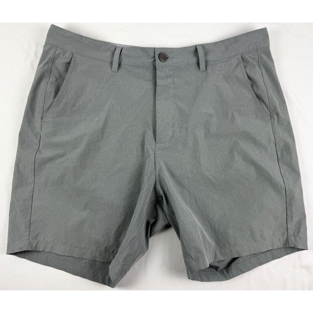 Free Fly Shorts Mens 36 Gray Performance Preppy Polyester Spandex Tech Golf A2
